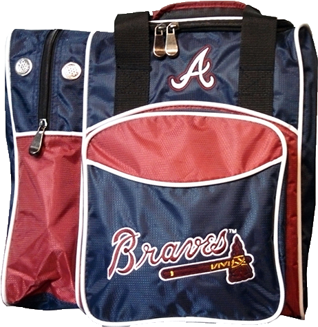 Atlanta Braves Team Logo Duffle Bag PNG