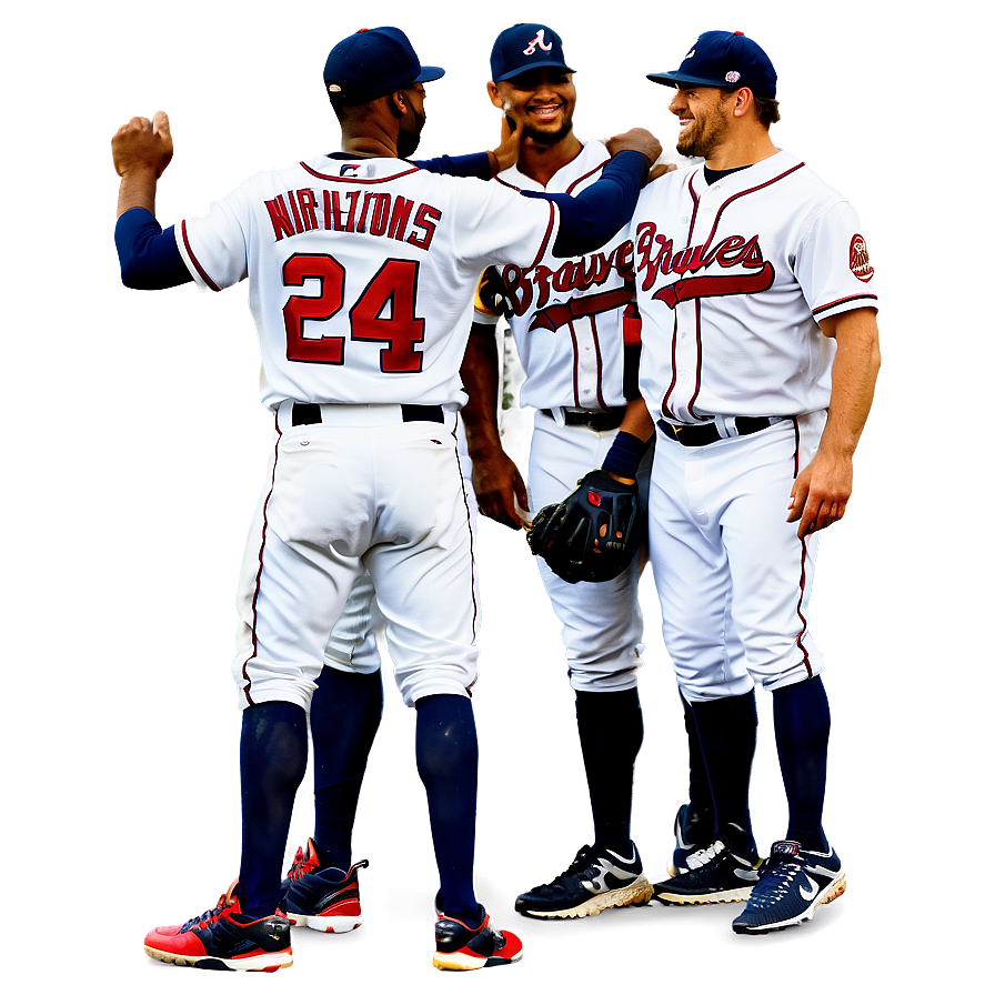 Download Atlanta Braves Victory Celebration Png Hmd10 | Wallpapers.com