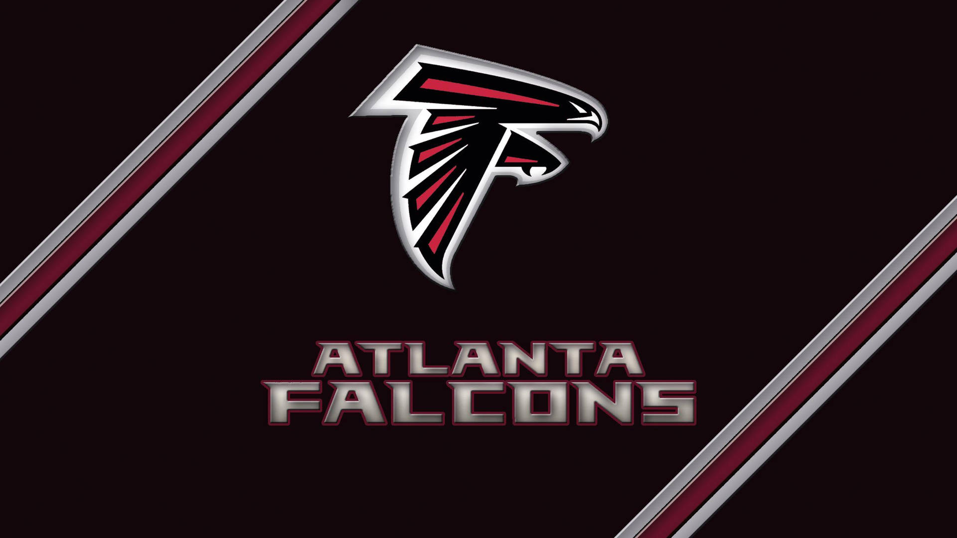 Atlantafalcons Bildunterschrift Mit Logo Wallpaper