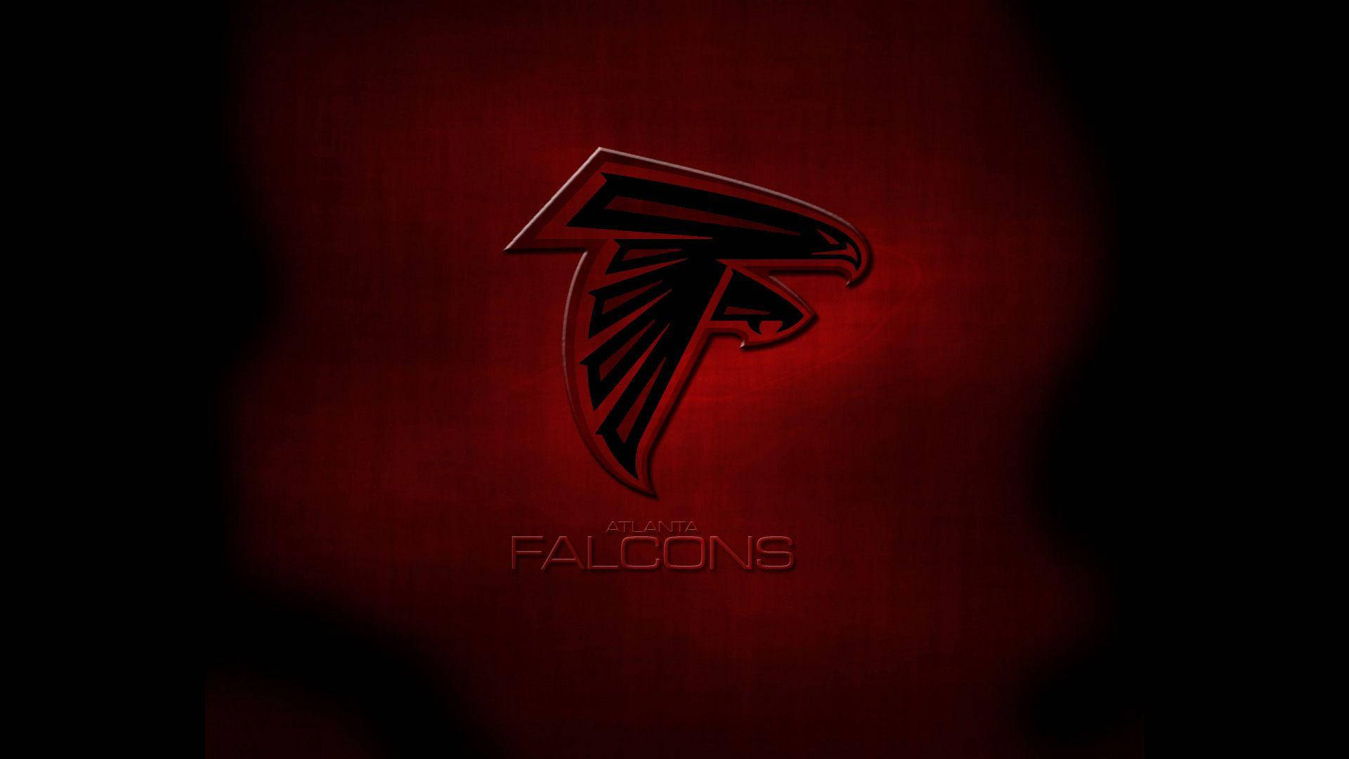Atlanta Falcons Lyst Logo Fuld Størrelse Tapet: Dette tapet viser det lyse Falcons logo. Wallpaper