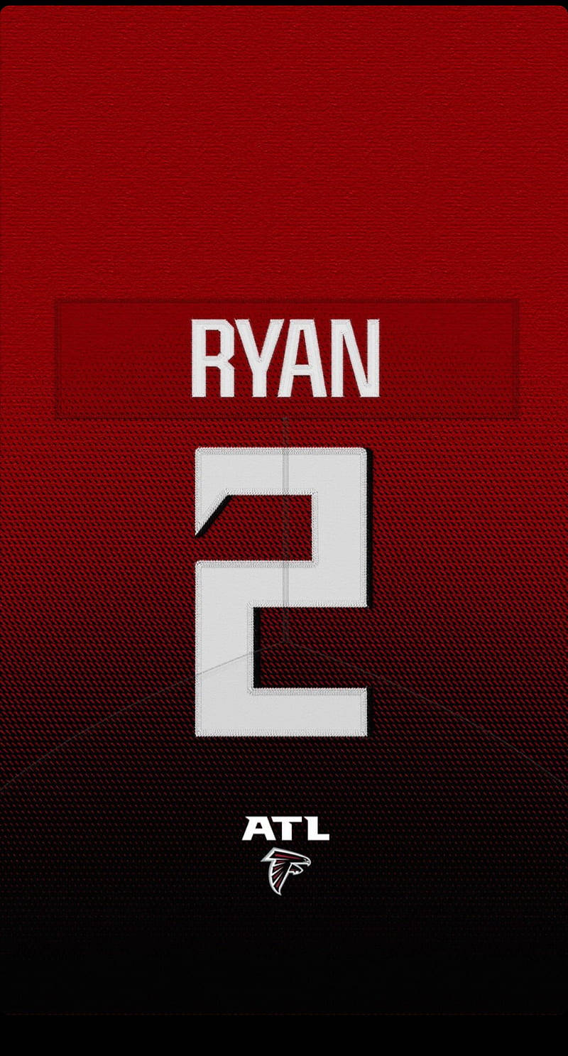 Atlanta Falcons Matt Ryan Jersey Nummeret Tapet. Wallpaper