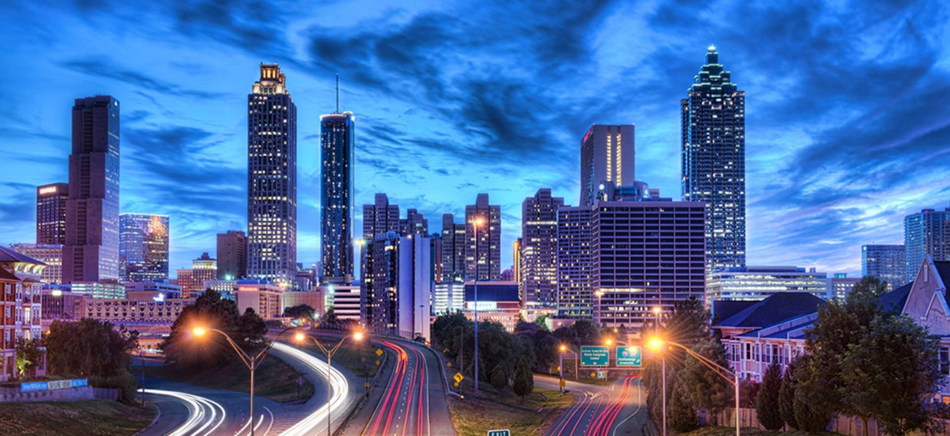 Atlanta Georgia City Lights