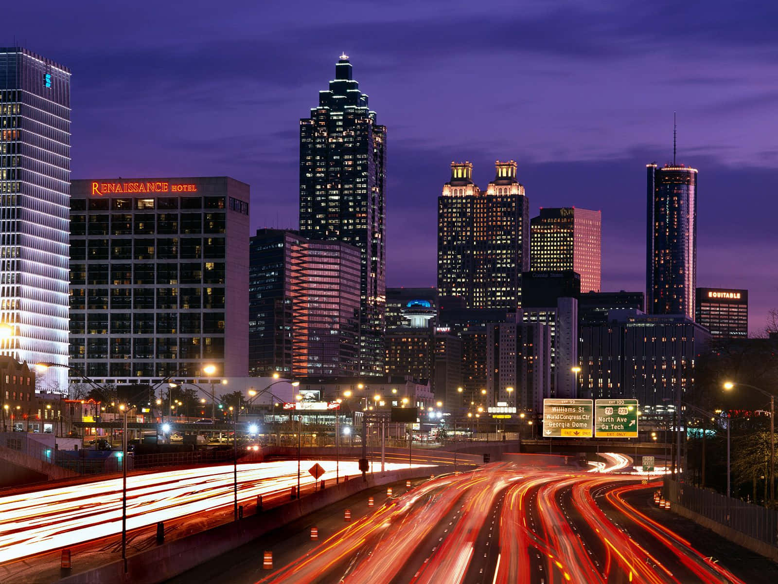 Upptäckden Amerikanska Staden Atlanta, Georgia