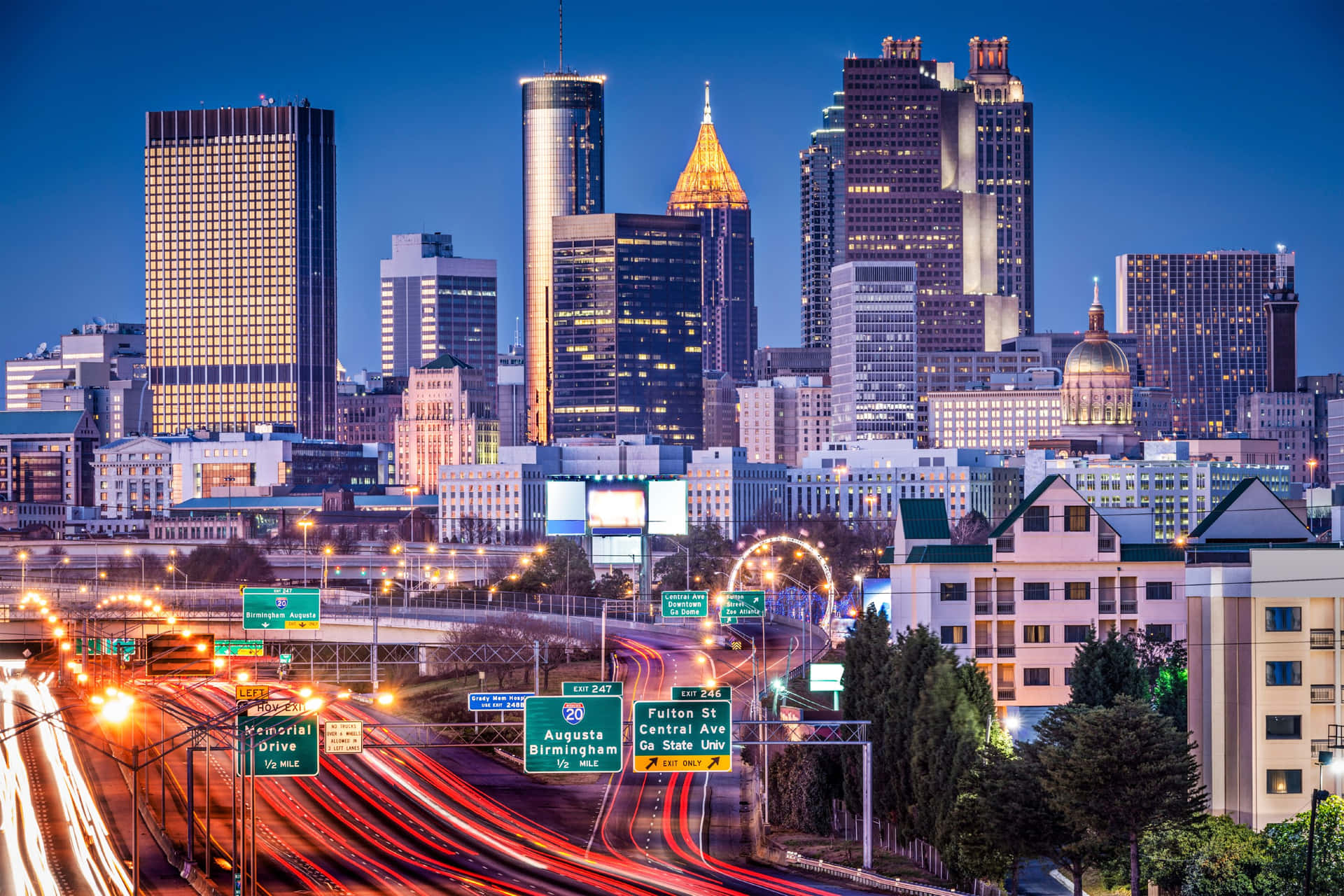 An aeriel view of Atlanta, Georgia