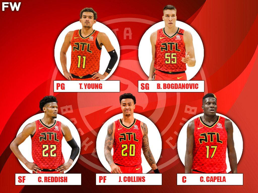Atlanta Hawks 2019-20 Team Wallpaper