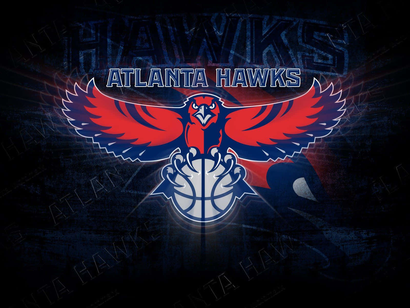 Atlanta Hawks soaring up from the court