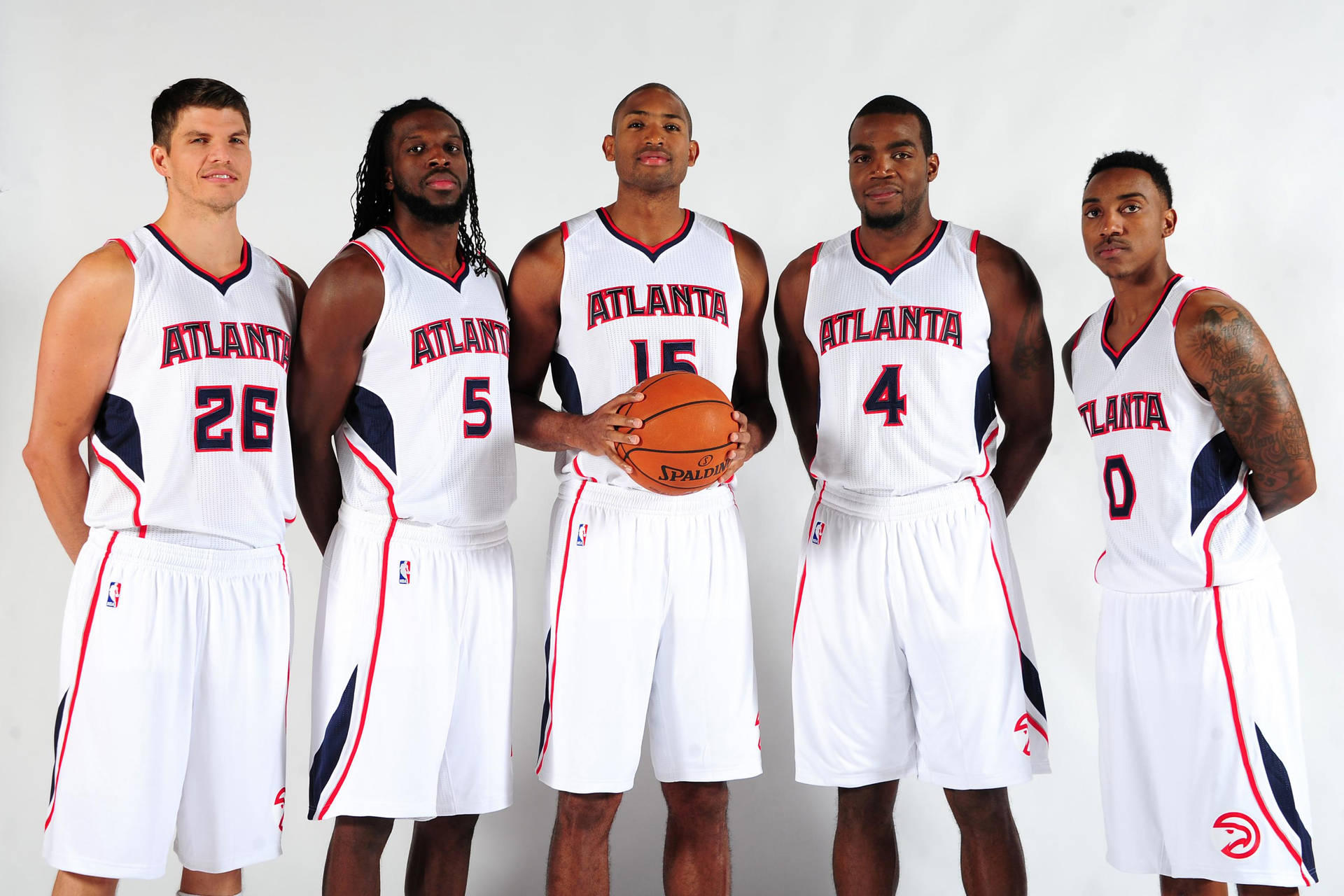Alinhamento Dos Cinco Primeiros Do Atlanta Hawks Papel de Parede