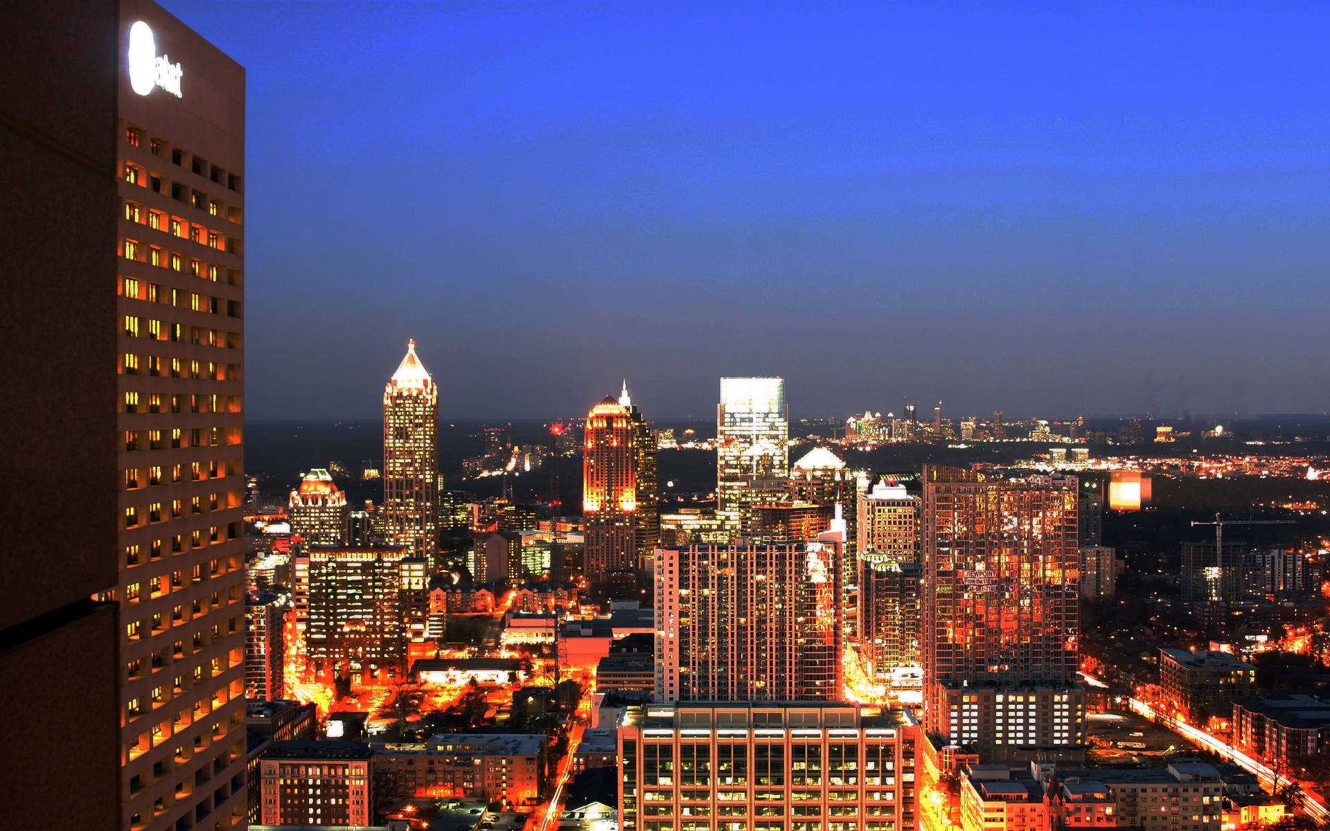 Atlanta Modern City Skyline
