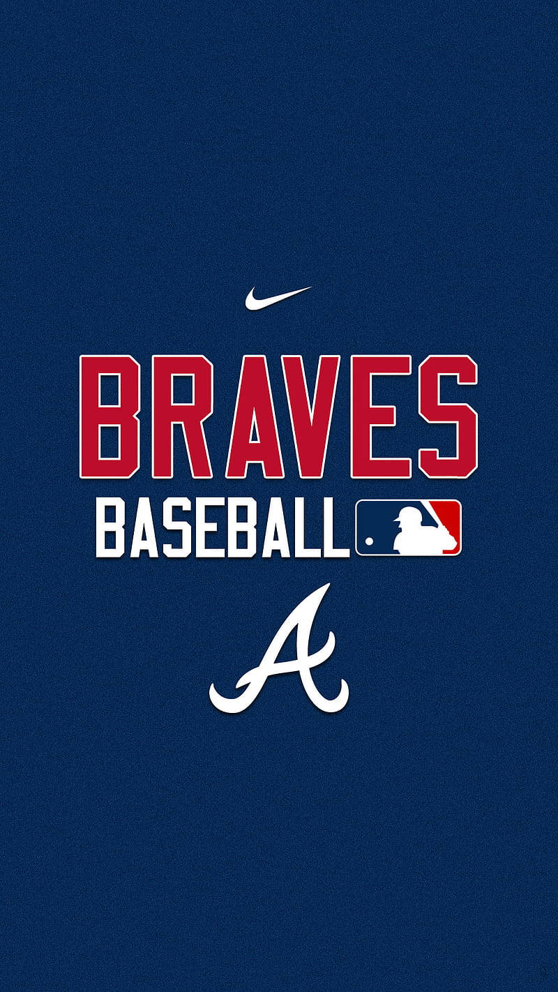 Atlanta Team Braves iPhone Baseball Tapet Wallpaper