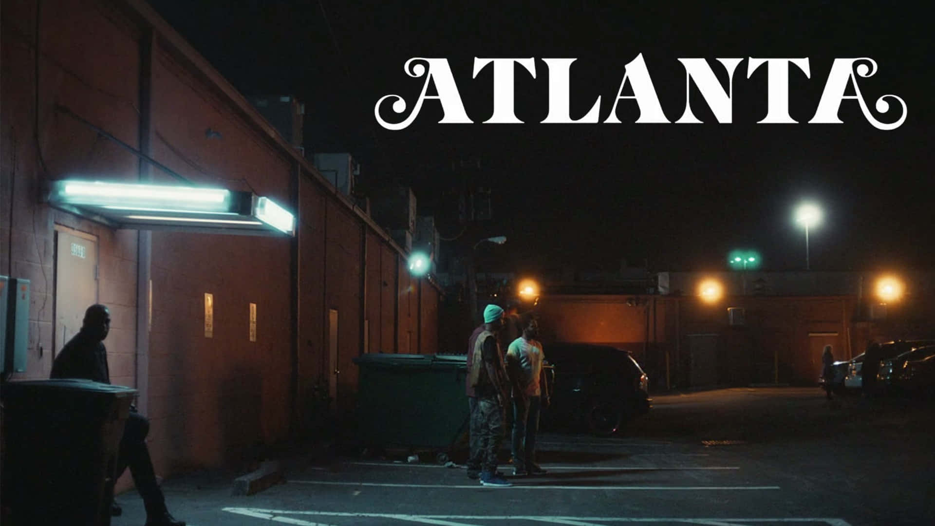 Atlanta Tv Show Cast In Urban Setting Wallpaper
