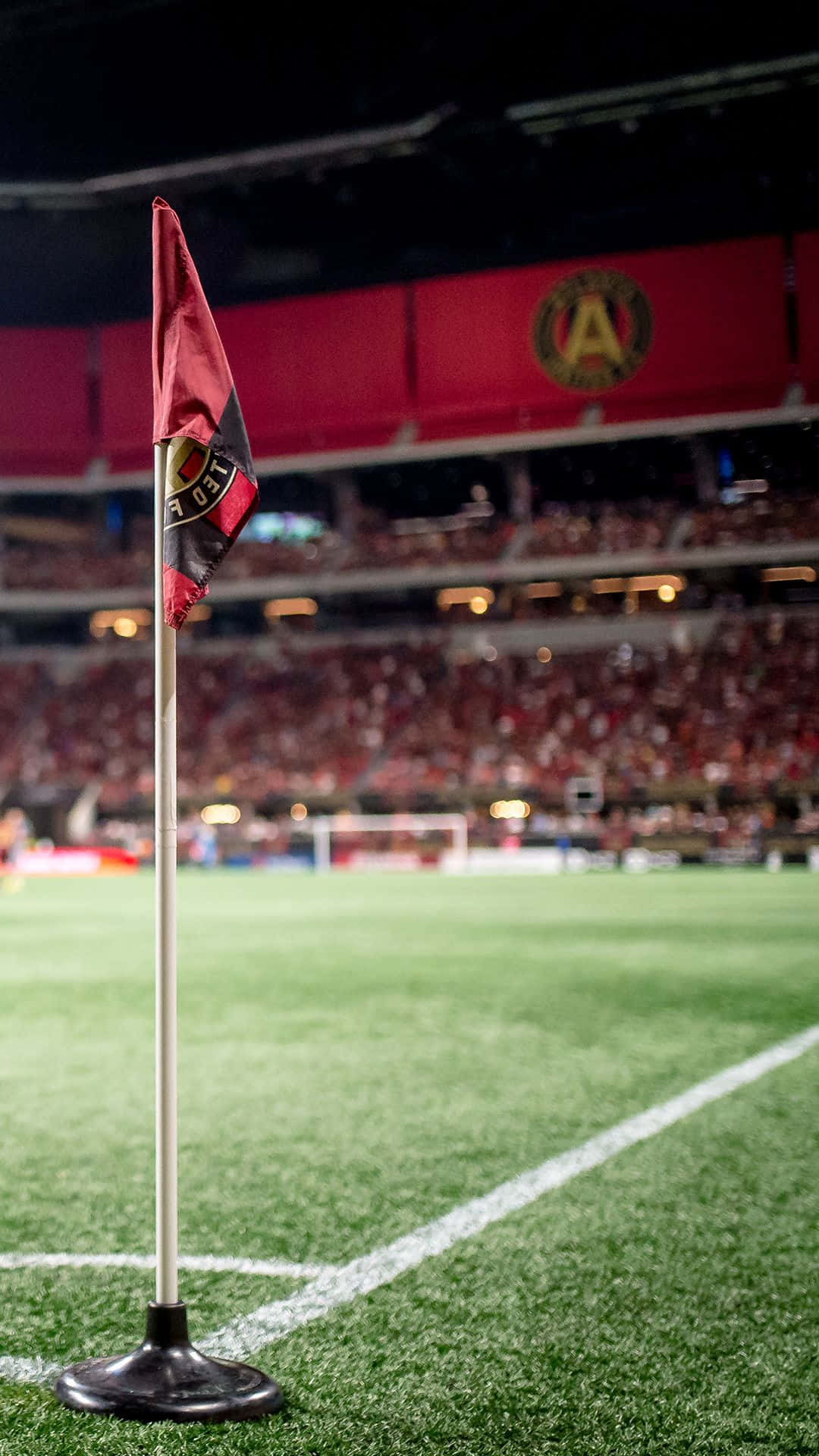 Atlanta United Fc Flag And Supporters At Mercedes Benz Stadium Picture