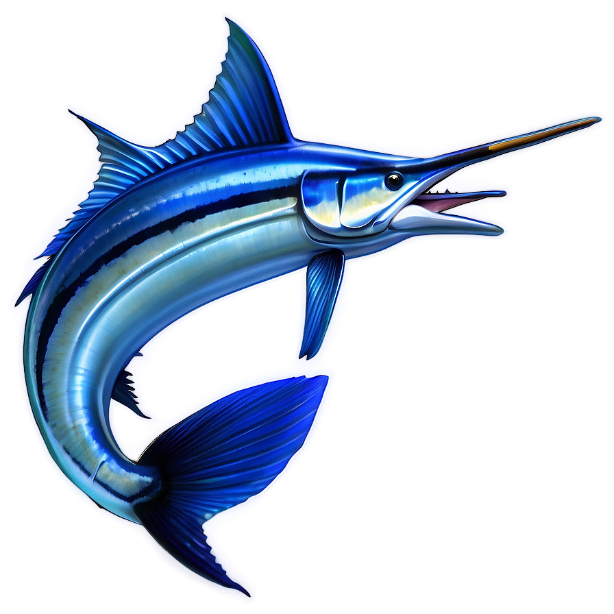 Download Atlantic Blue Marlin Png 11 | Wallpapers.com