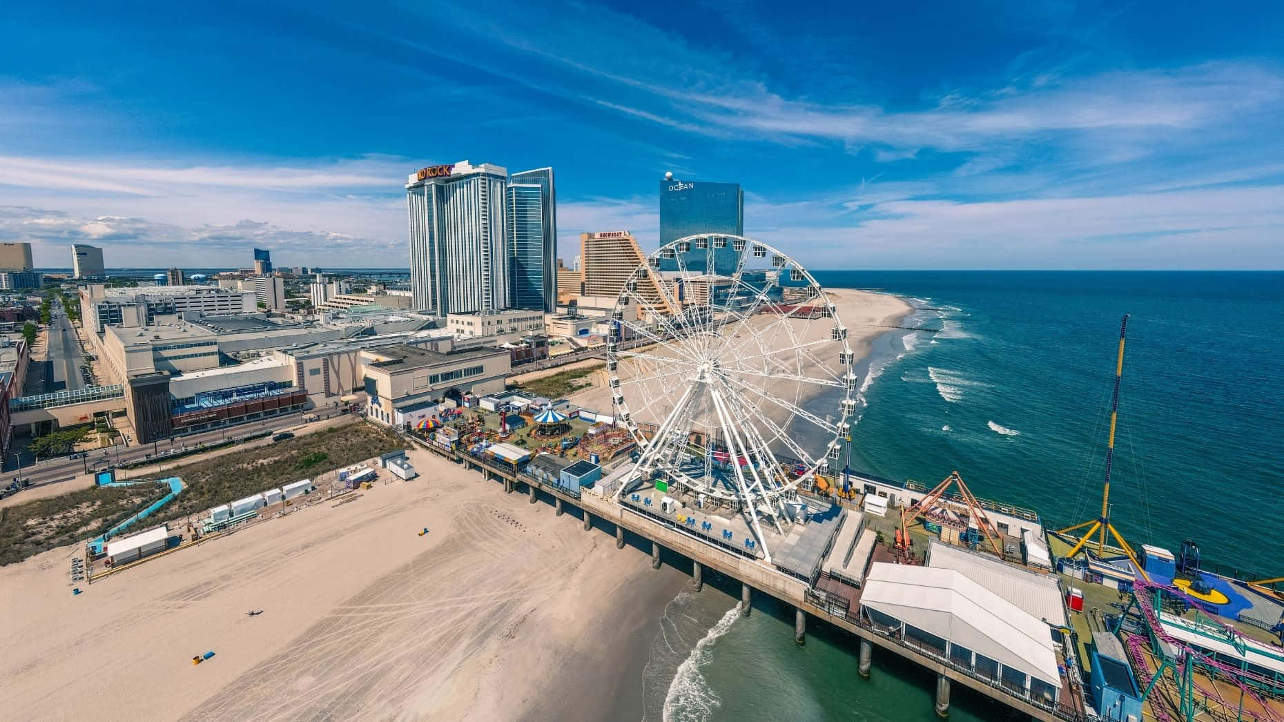 Atlantic City Theme Park By Ocean Picture