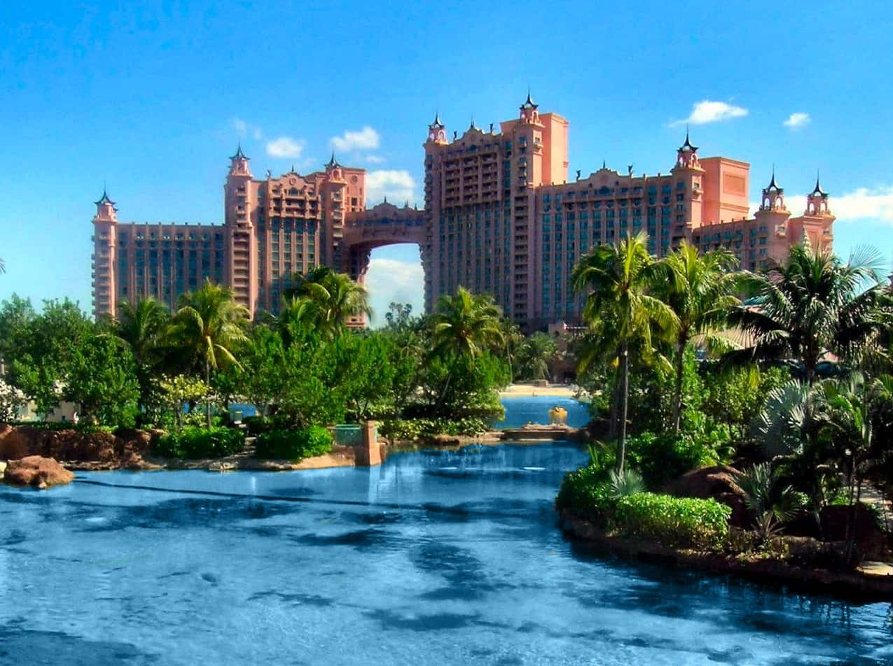 Atlantis Resort From A Distance Wallpaper
