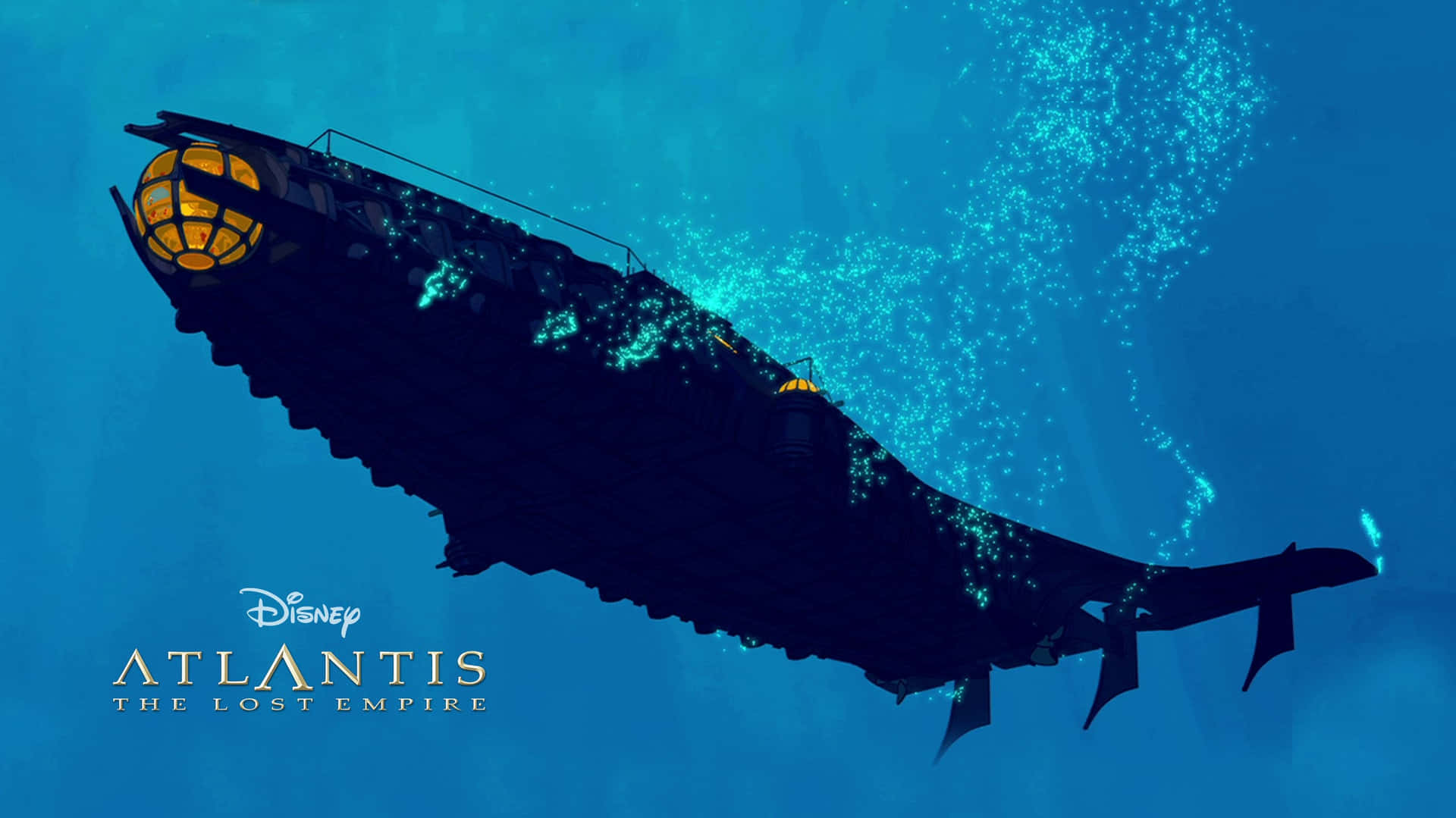 Atlantis The Lost Empire Big Submarine Wallpaper
