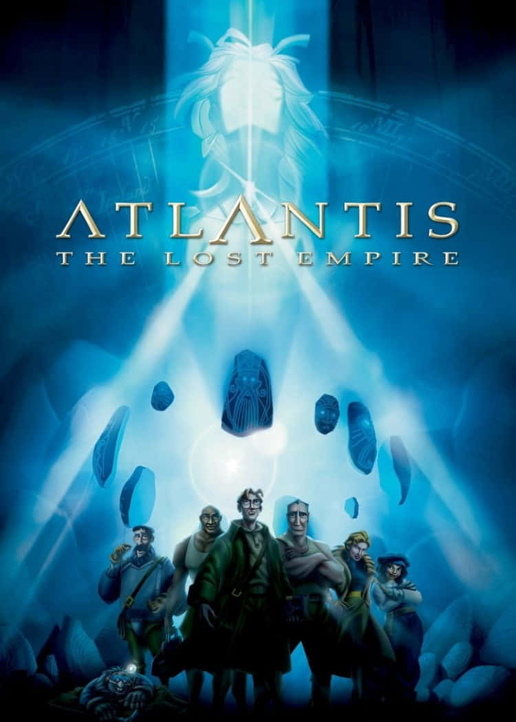 Atlantis The Lost Empire Film Cover Wallpaper