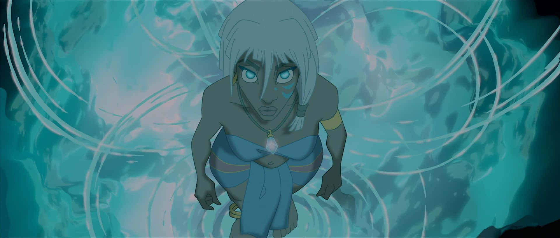 Atlantis The Lost Empire Princess Kida On Water Wallpaper