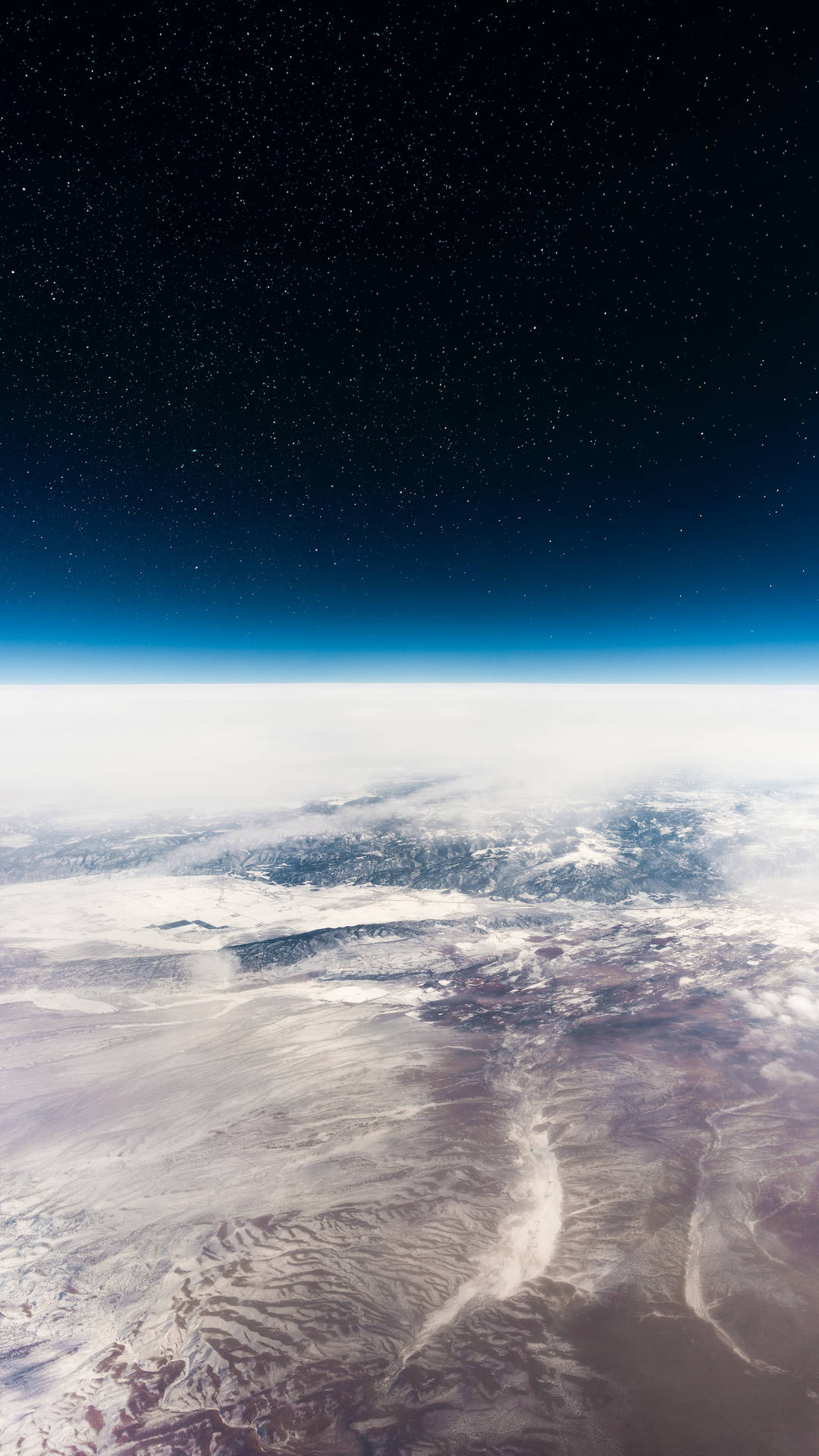 Bakgrundsbildför Iphone 6: Atmosfären På Jorden. Wallpaper
