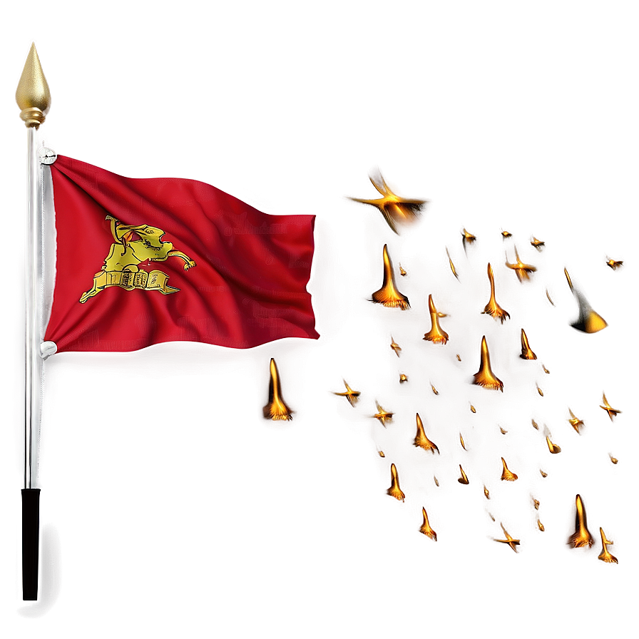 Atmospheric Red Flag Effect Png Axl PNG