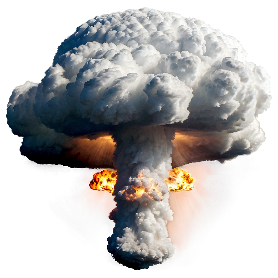 Atomic Bomb Mushroom Cloud Png 04302024 PNG