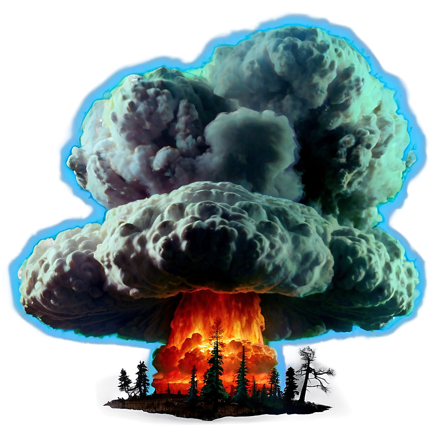 Atomic Bomb Mushroom Cloud Png 06122024 PNG