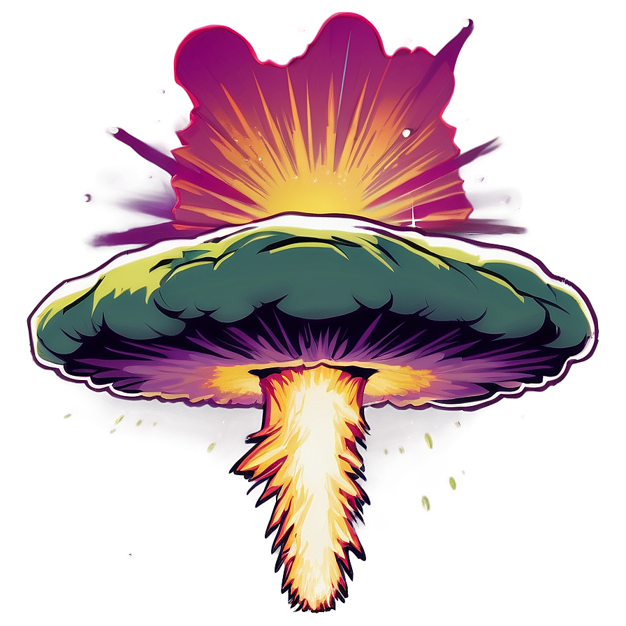 Atomic Bomb Mushroom Cloud Png 06122024 PNG