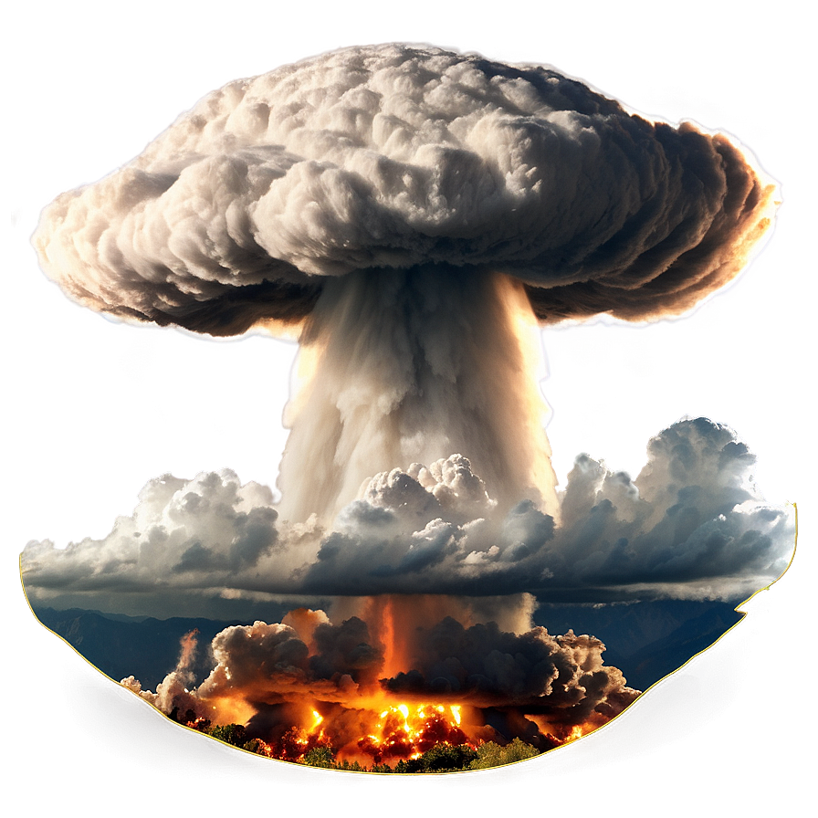 Atomic Bomb Mushroom Cloud Png Fpt PNG