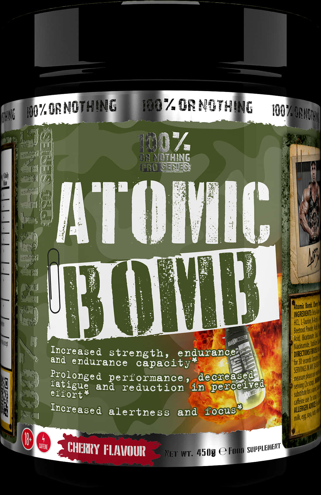 Atomic Bomb Supplement Container PNG