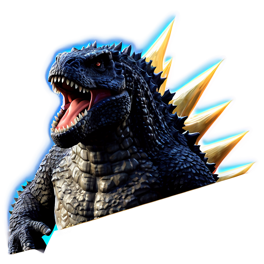 Atomic Breath Godzilla Png 05212024 PNG