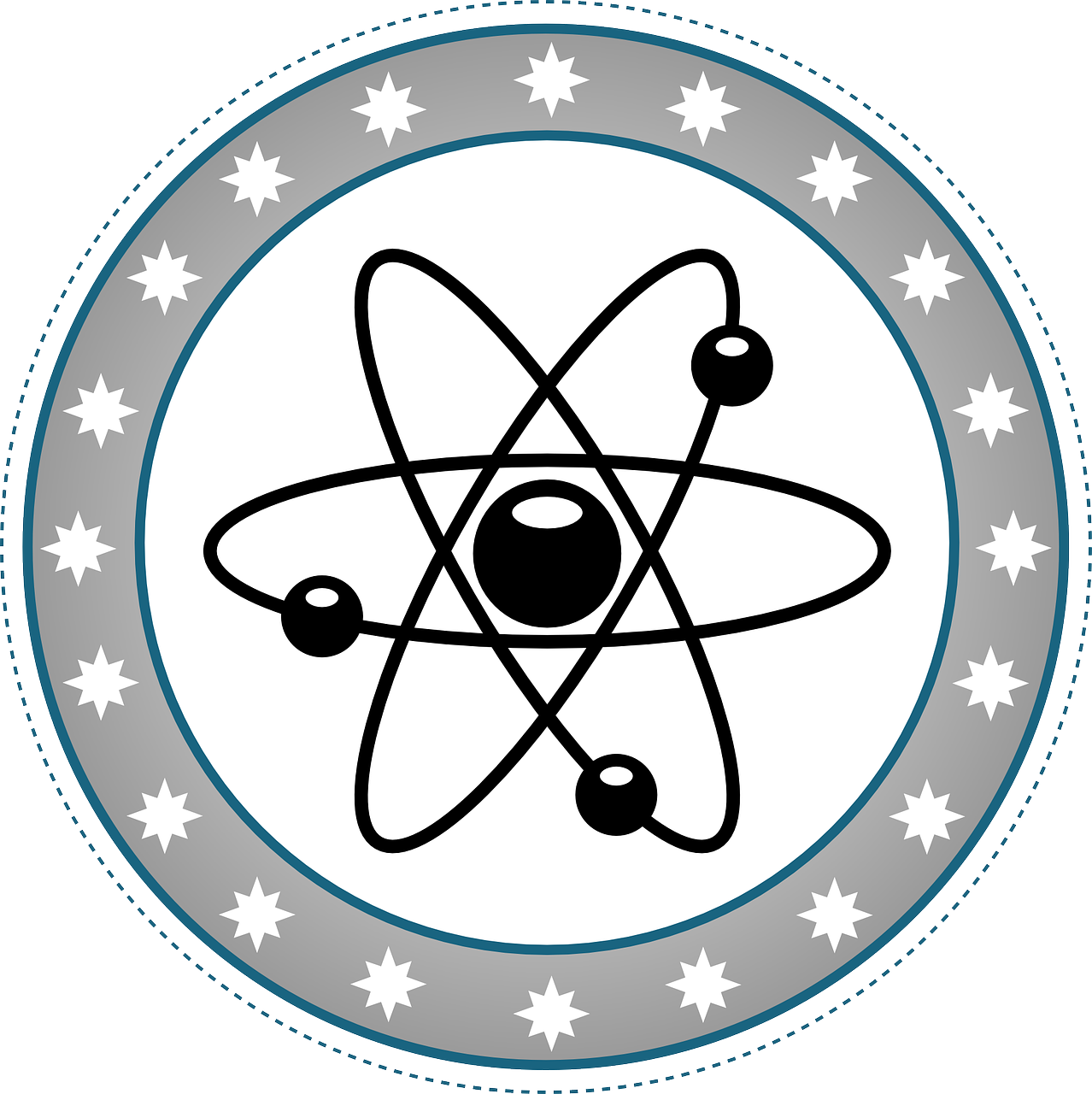 Atomic Symbol Graphic PNG