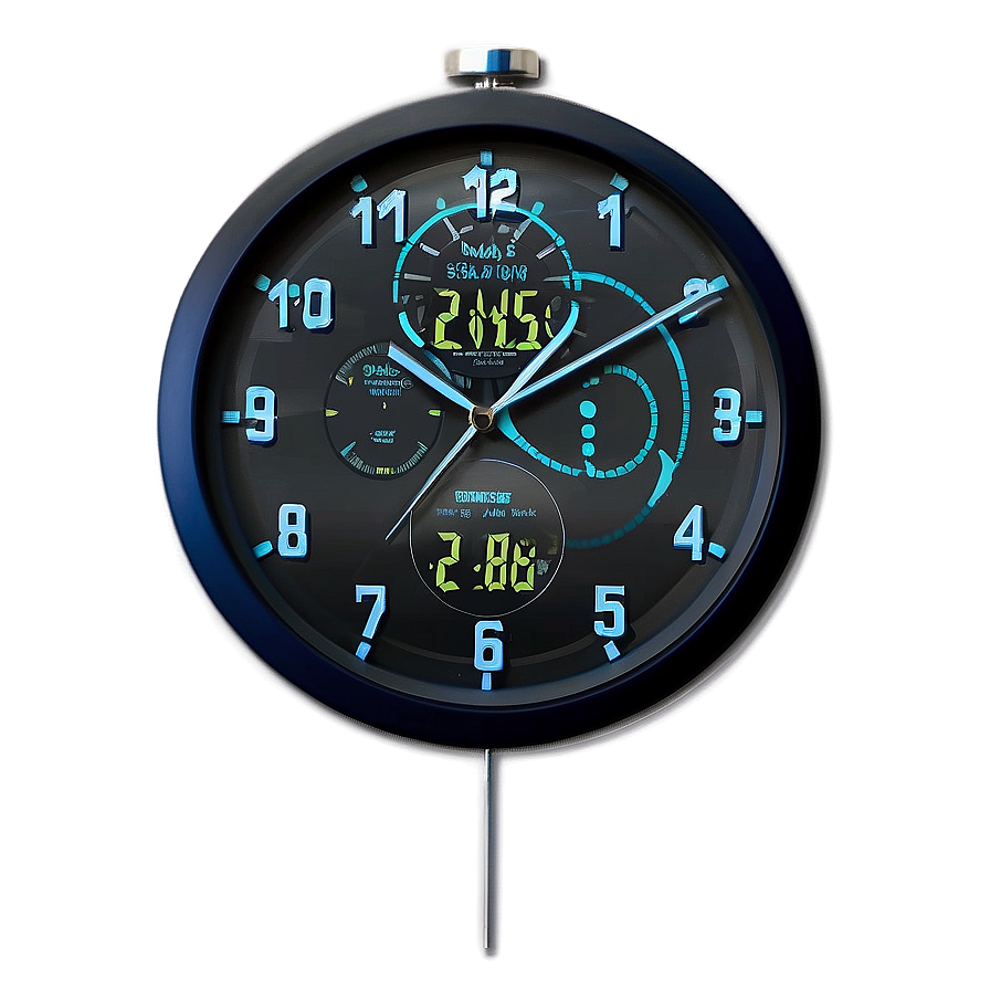 Atomic Sync Wall Clock Png Sen PNG