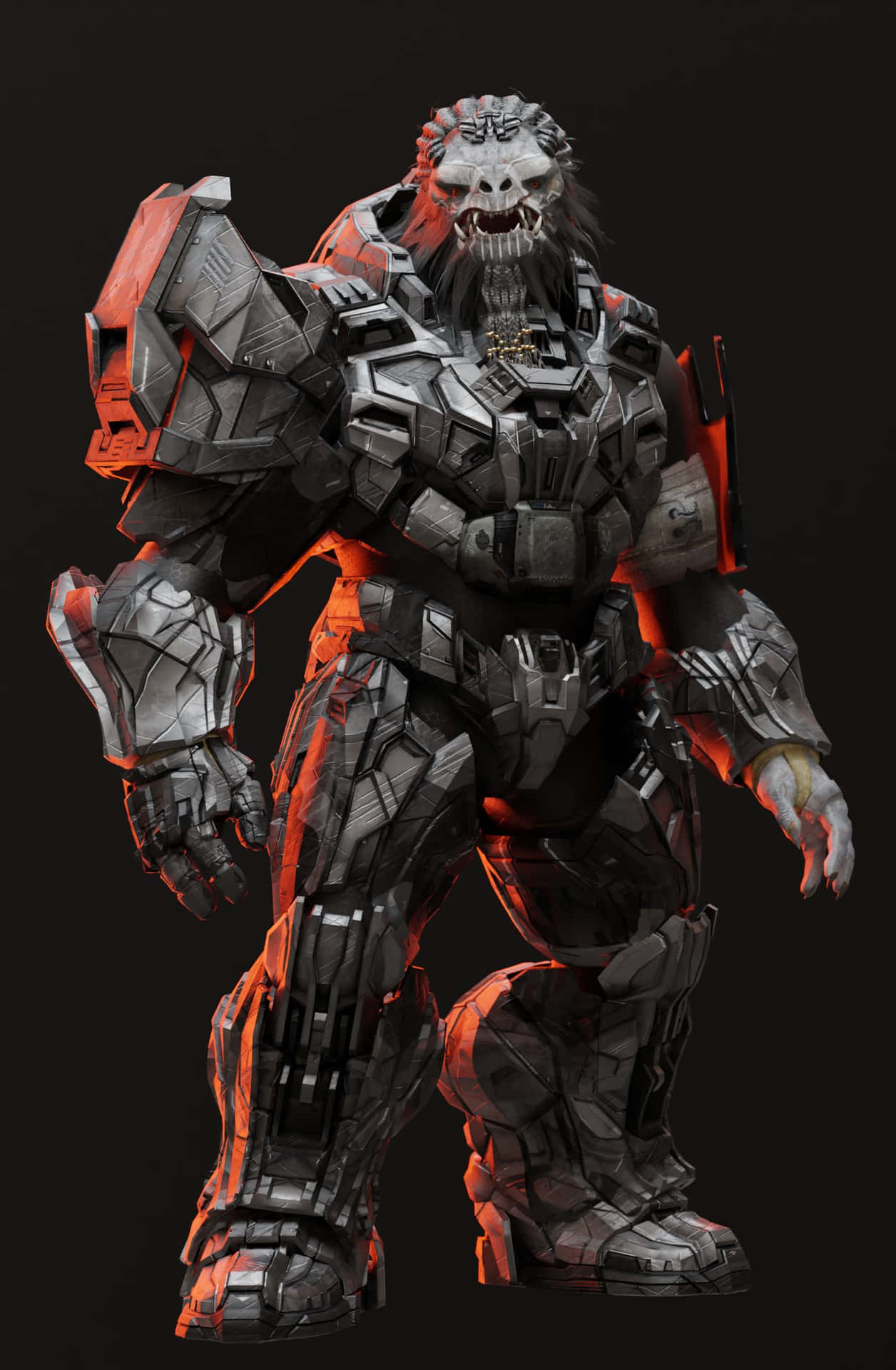Atriox, the menacing warlord, ready for battle Wallpaper