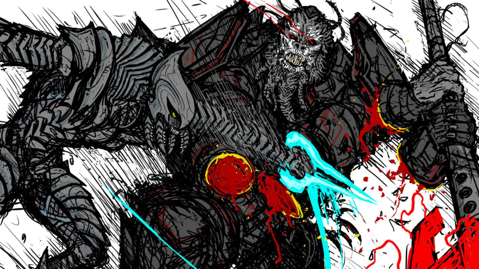 Atriox, the Mighty Jiralhanae Leader Wallpaper