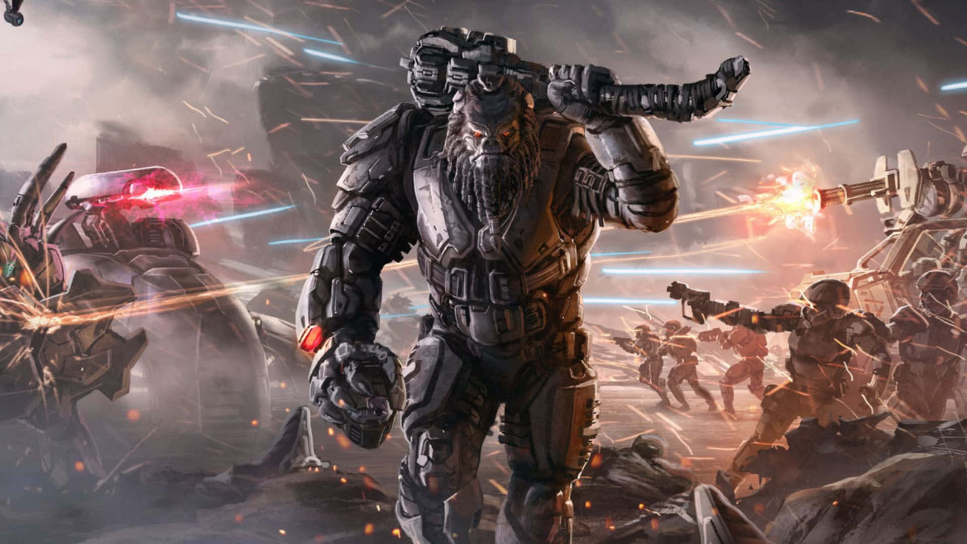 Caption: Atriox, The Brutal Warlord Wallpaper