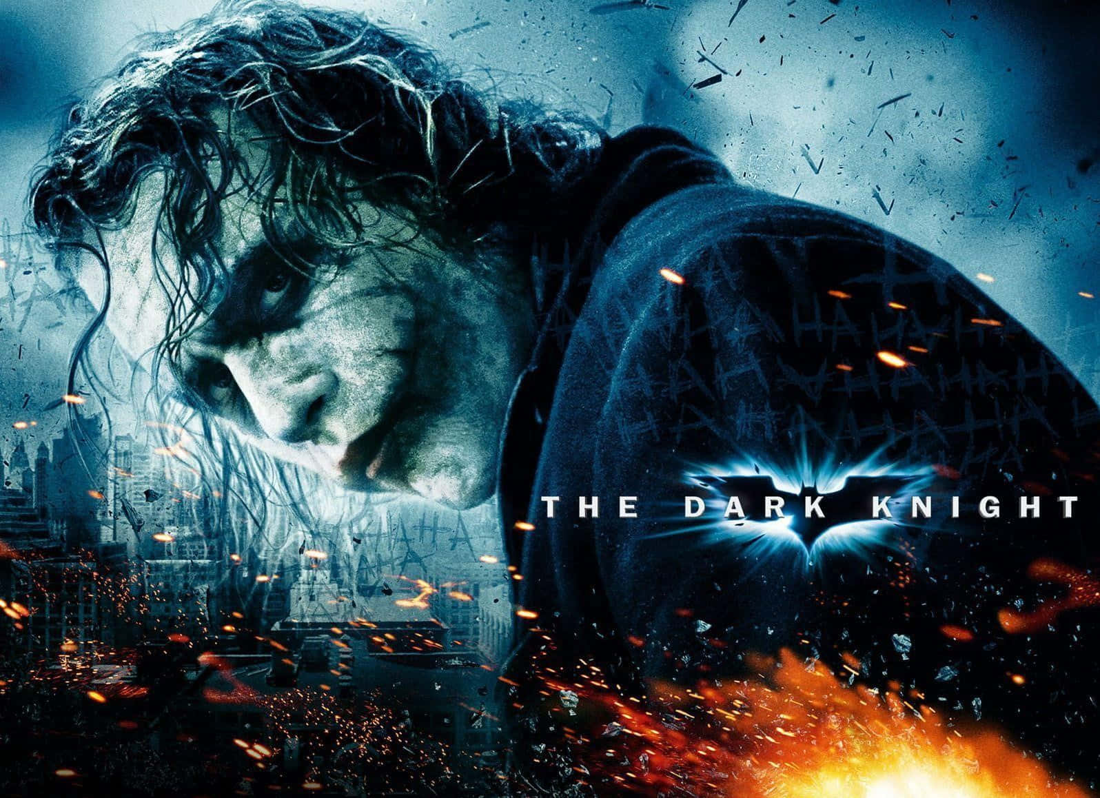 Atrocious Appearance Of The Dark Knight Movie Character Wallpaper