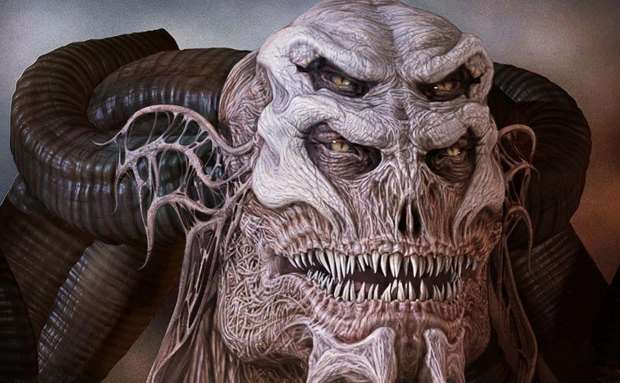 Atrocious Monster With Weird Appearance Wallpaper