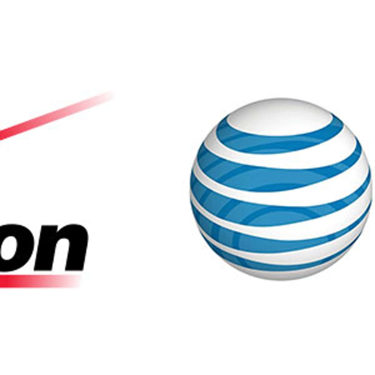 A Logo Of At&t And Verizon Wallpaper