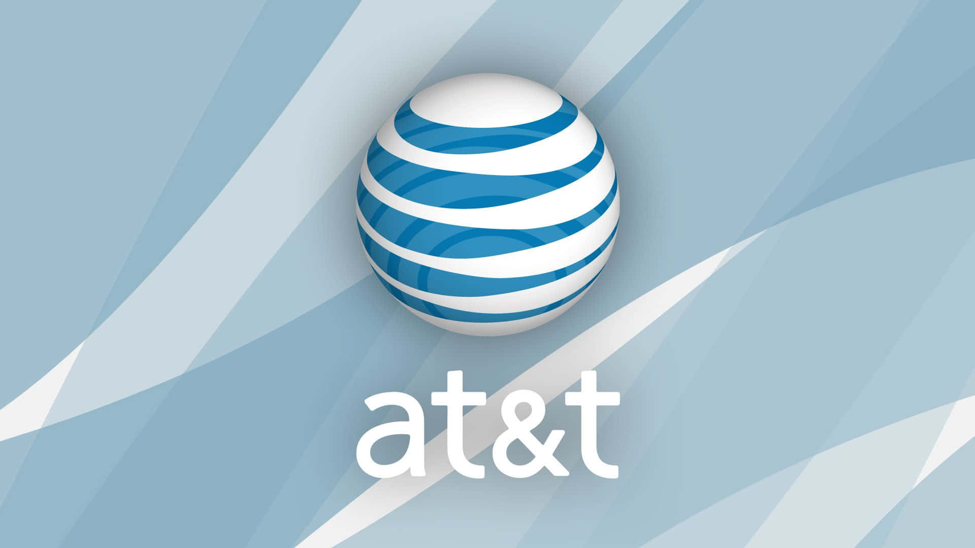 At&t Logo On A Blue Background Wallpaper