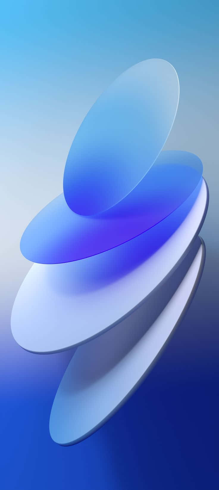 A Blue And White Abstract Design Wallpaper