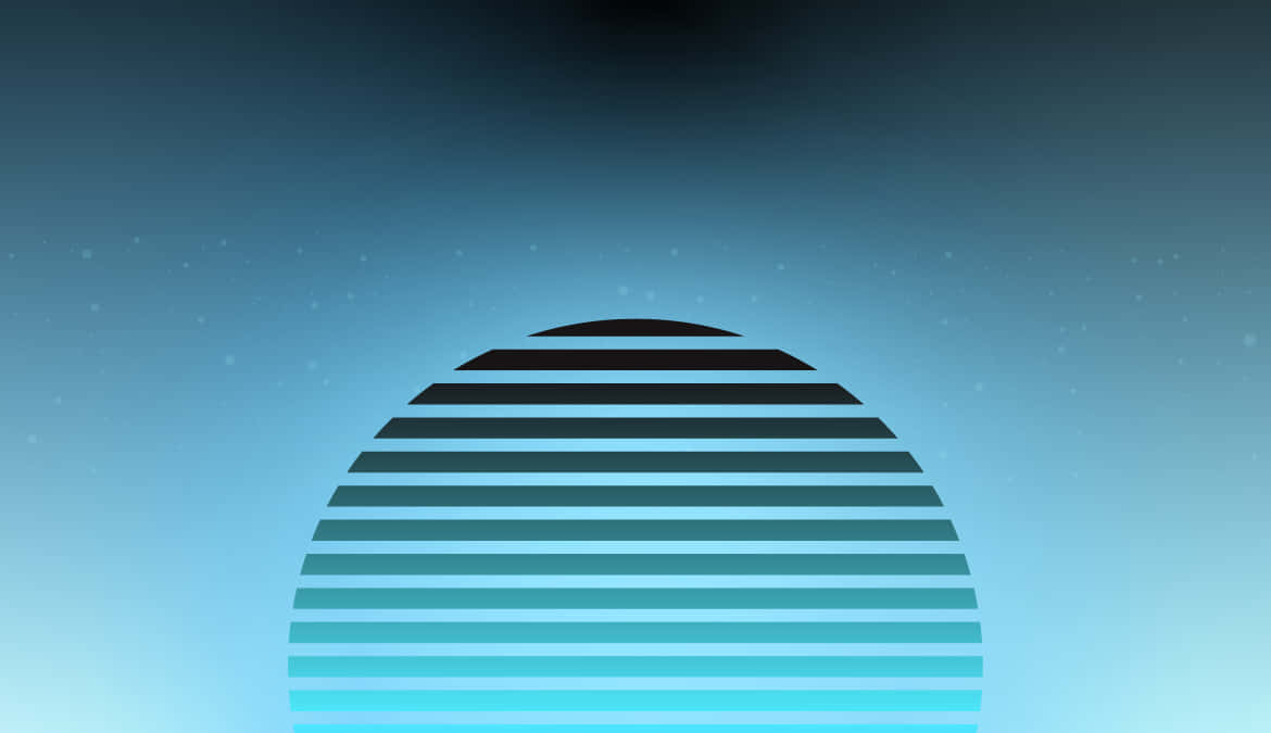 A Blue Egg With A Blue Background Wallpaper