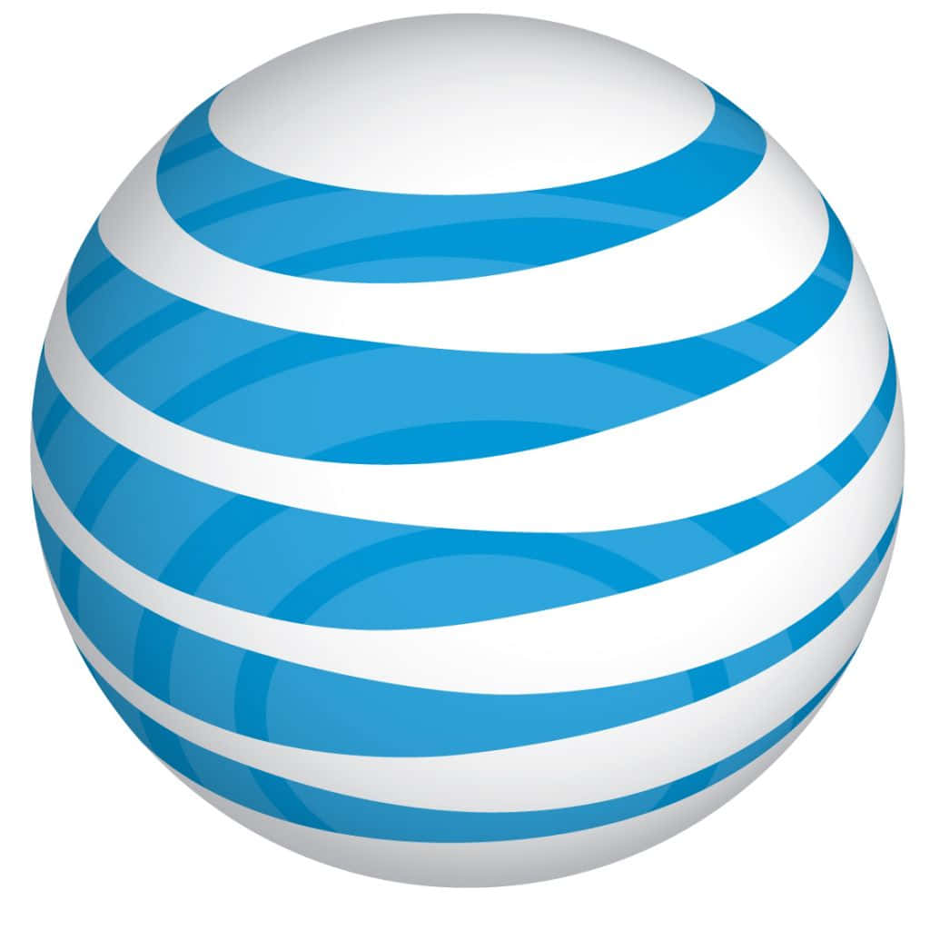 AT&T logo på en hvid baggrund Wallpaper