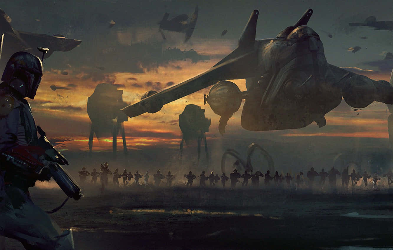 Attack Of The Imperial Clone Forces Wallpaper
