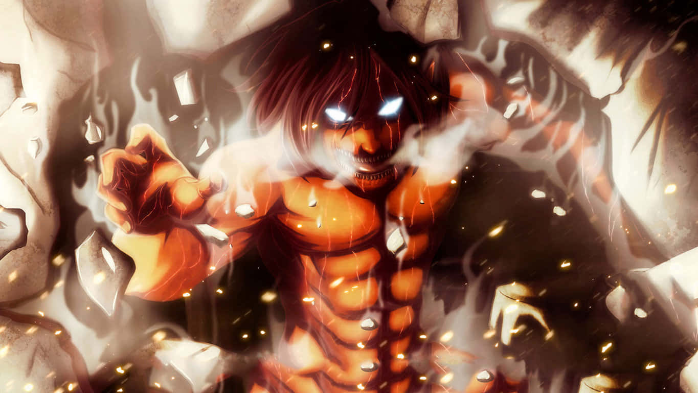 Attack On Titan Anime Eren Smoke Body Wallpaper