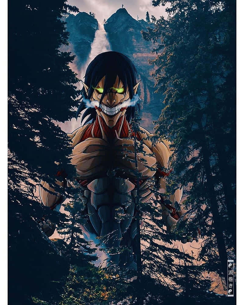 Attack On Titan Anime Eren Trees Wallpaper