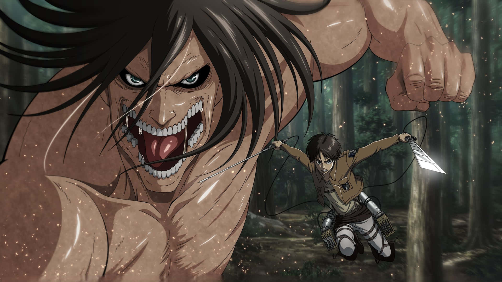 "The struggle to survive never ends in Attack On Titan"