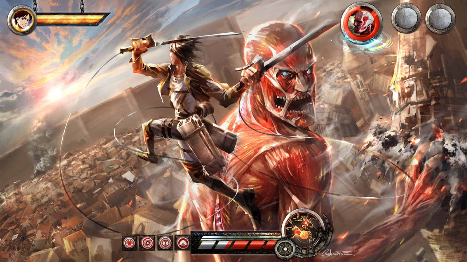 Attack On Titan Final Battle Game Anime Wallpaper