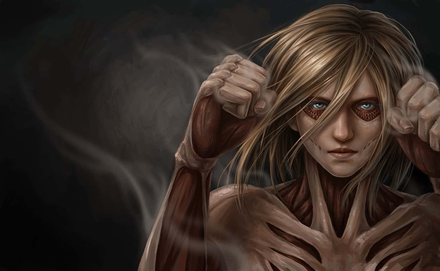 Enjoy the spectacle of Attack On Titan on your Wall Wallpaper