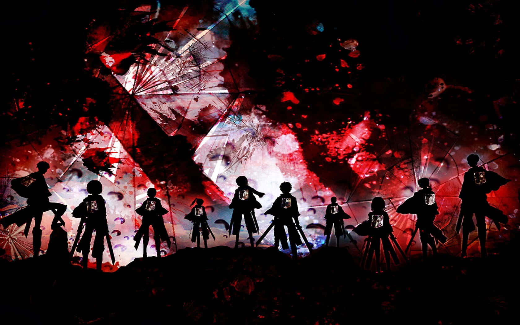 Attack On Titan Poster - Feel the Power!" Wallpaper