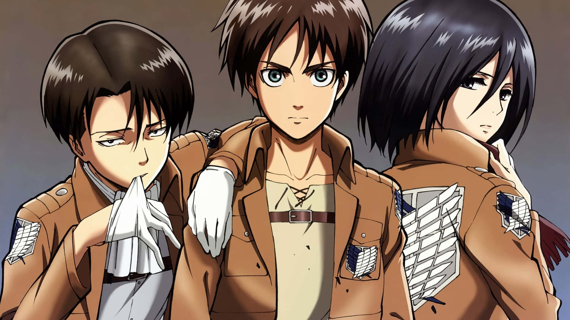 Prepare to journey into an epic adventure of grand proportions with Attack On Titan Season 1. Wallpaper