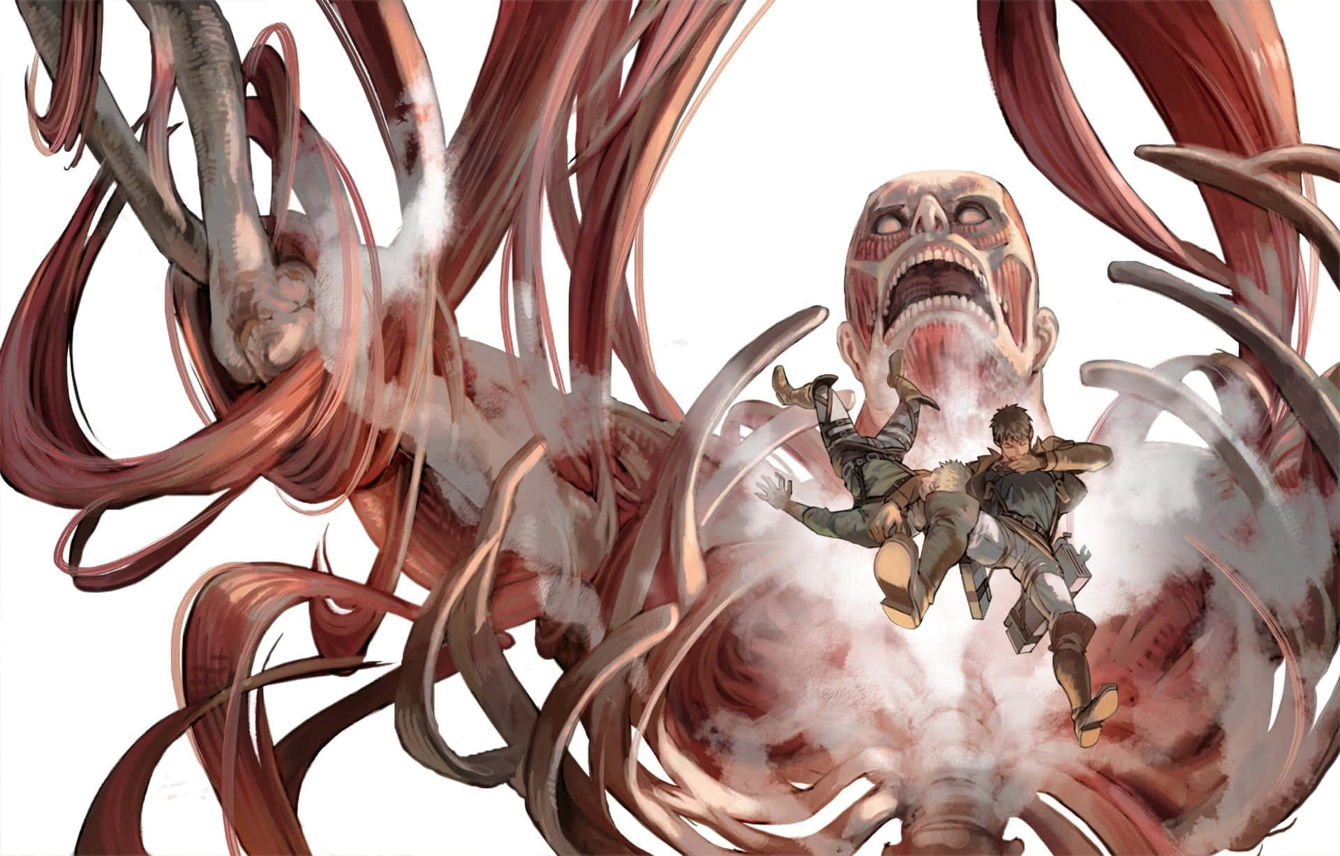 Join the Scout Regiment in Attack on Titan Season 2 Wallpaper